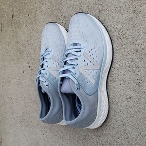 New Balance Womens 1080 V9 Air White Vintage Indigo Fresh Foam Shoes Size 8.5